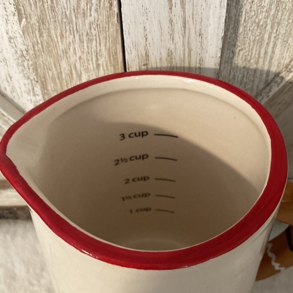 Ceramic Gingerbread Measuring Pitcher - Picture 4 of 7